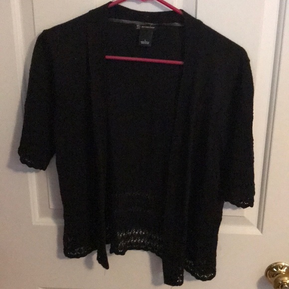 New Directions short-sleeve shrug sweater, L - Picture 1 of 2